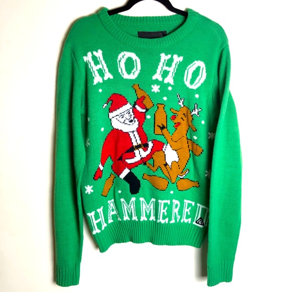 American Stitch Other - NWT. Ugly Christmas Sweater Ho Ho Hammered